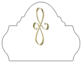 DARAY L 601 GD WT Gold Scroll White Background copy